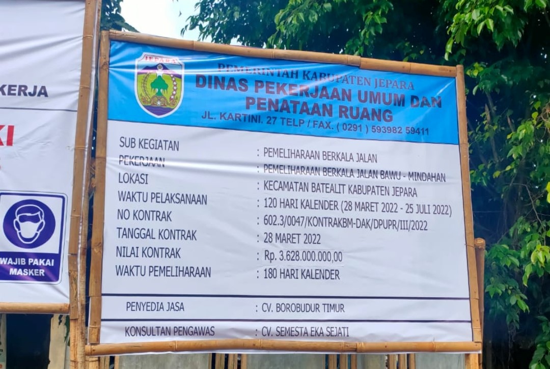 Proyek Jalan Bawu Mindahan Dikeluhkan Warga