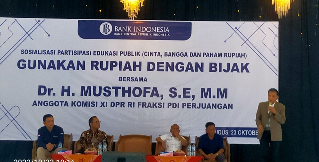 Dr H. Musthofa Sosialisasikan Uang Rupiah Baru, BI : Penukaran Uang Bisa Melalui Aplikasi 1 IMG 20221023 152303