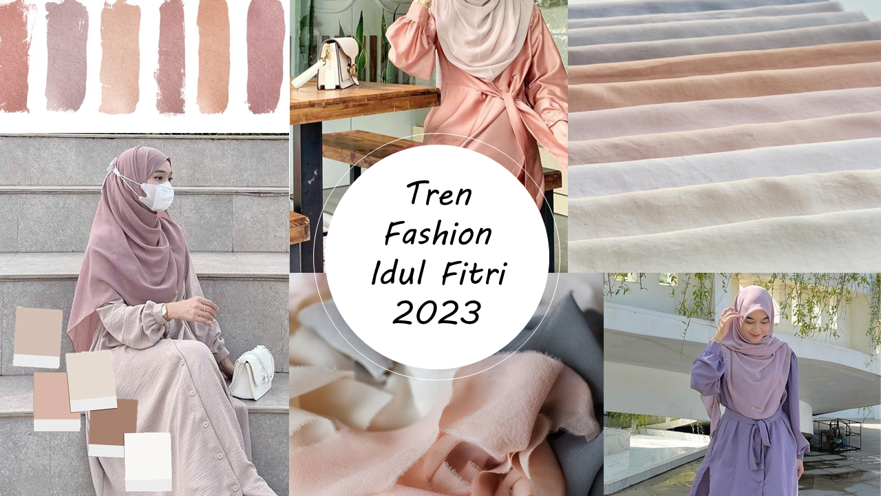 Ilustrasi tren fashion Idul Fitri 2023 (Ilustrasi: Melina)