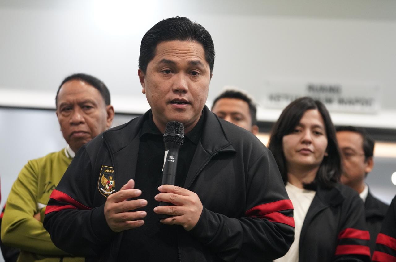 Erick Thohir, Ketua Umum Persatuan Sepakbola Seluruh Indonesia (PSSI) menggelar rapat Komite Eksekutif (Exco) pada Sabtu (18/2) di kantor Gelora Bung Karno (GBK) Arena, Jakarta.