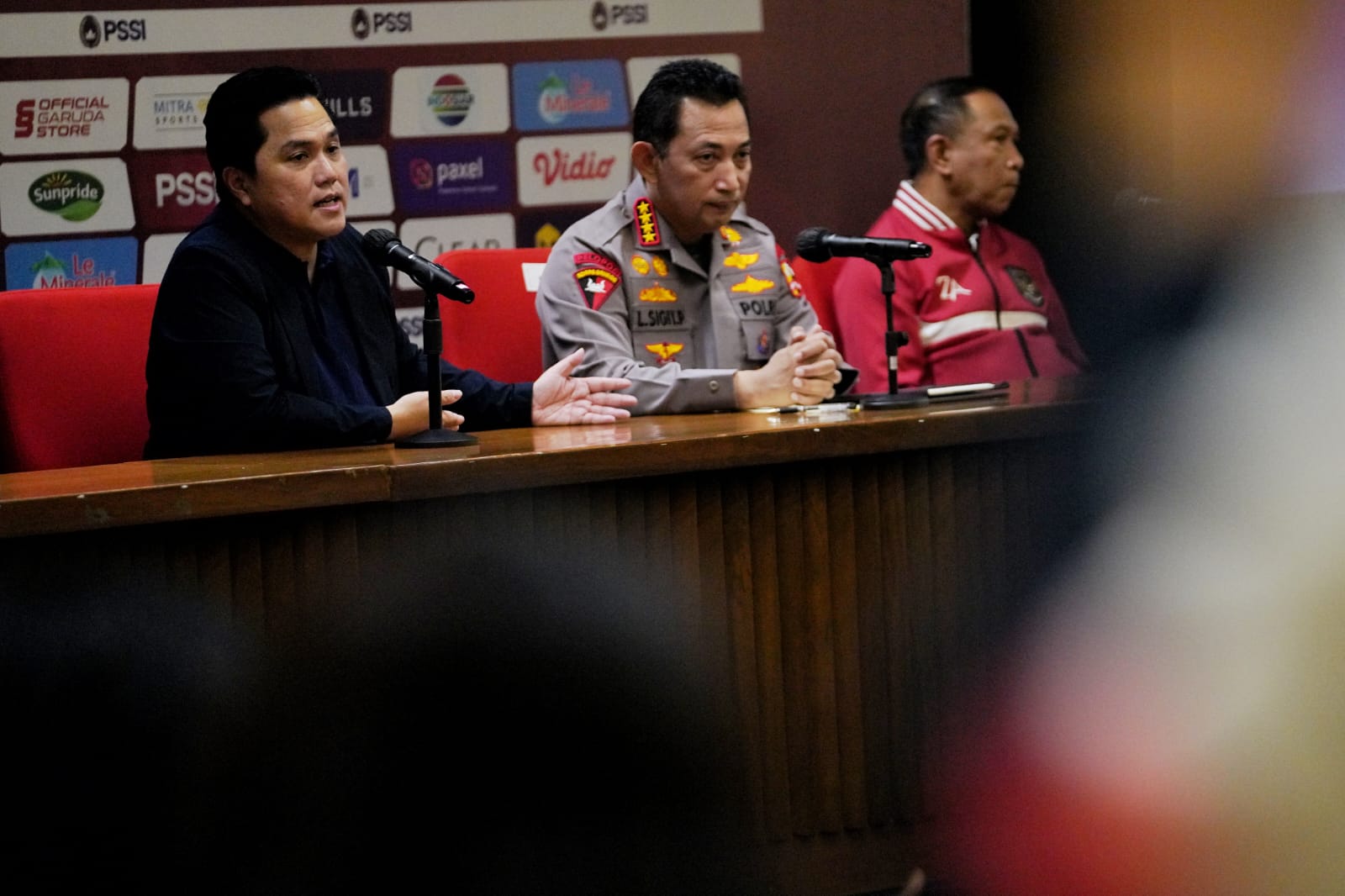 Ketua PSSI Erick Thohir gandeng Kapolri untuk tangani mafia bola