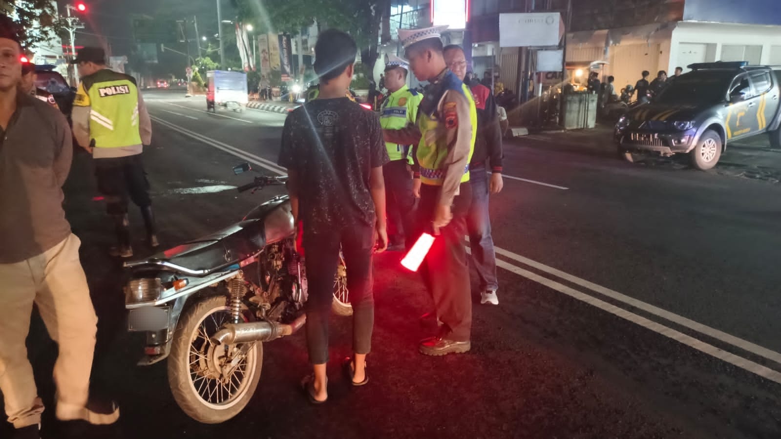 Satlantas Polres Kudus menindak total 4.410 pelanggaran saat operasi keselamatan lalu lintas candi 2023