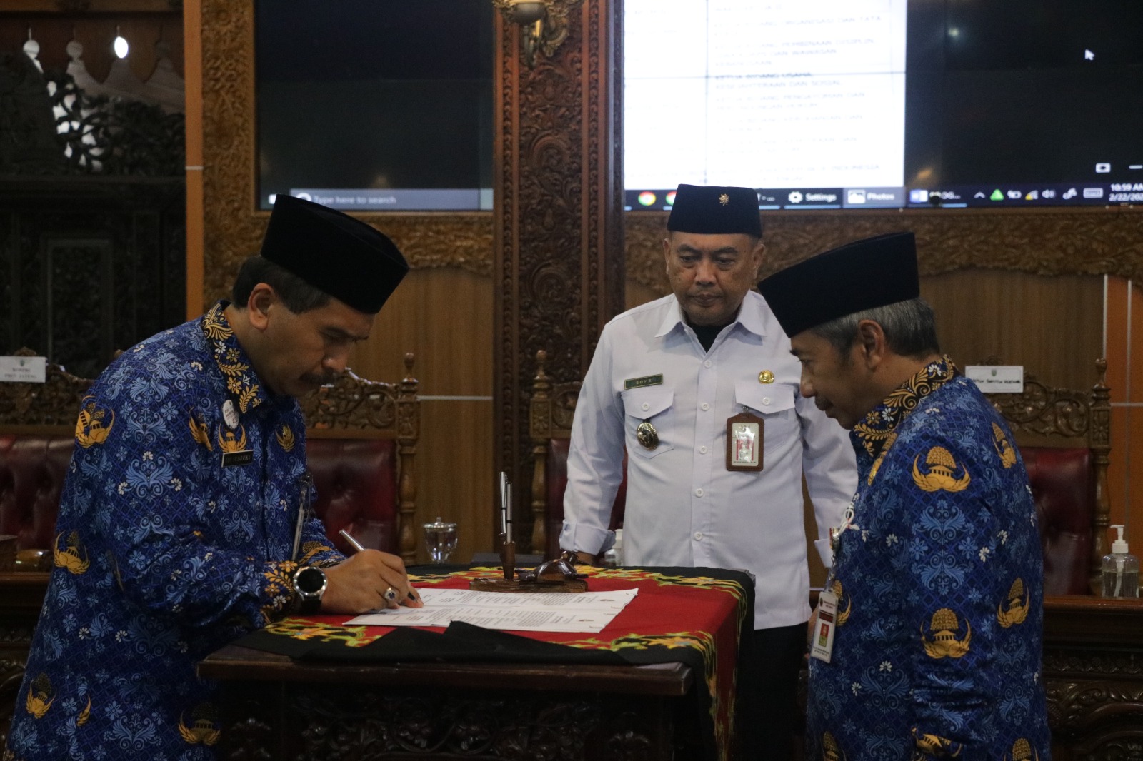 Sekda Edy Sujatmiko kembali terpilih menjadi ketua Korpri Jepara untuk periode 2023-2028