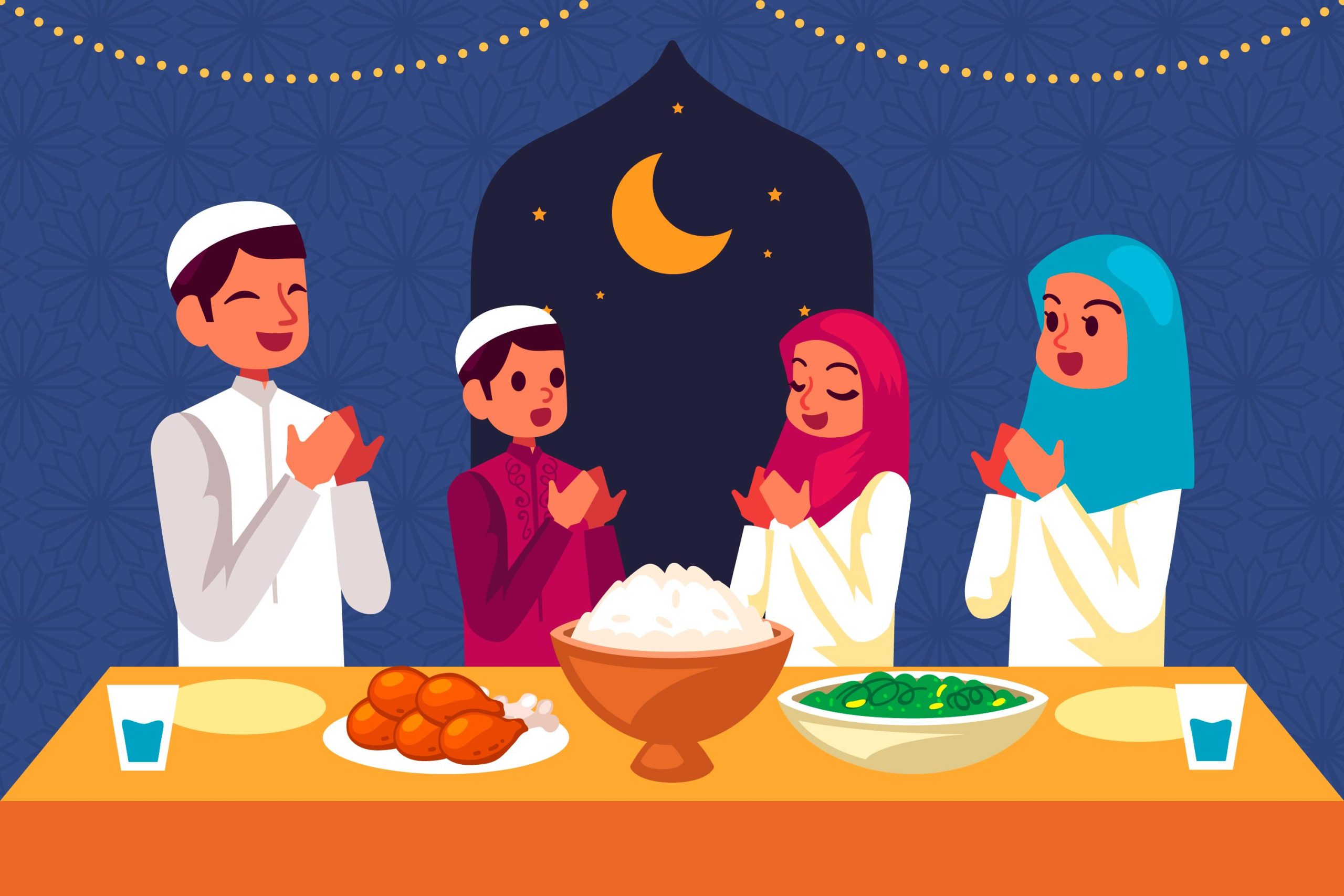 Ilustrasi puasa ramadhan yang memiliki banyak manfaat (Freepik)