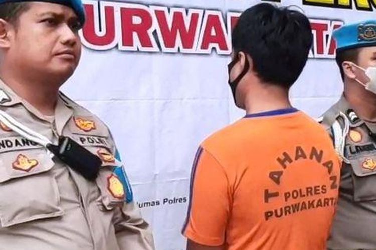 Anak pedangdut Lilis Karlina, RD (15) yang ditangkap lantaran mengedarkan narkotika dan mengonsumsi sabu (Foto: Kompas.com)