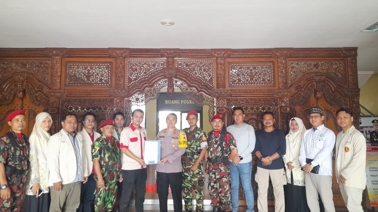 Pimpinan Daerah Pemuda Muhammadiyah (PDPM) Jepara audiensi dengan Polres Jepara pada Sabtu (29/4/2023) (KlikFakta/Istimewa)