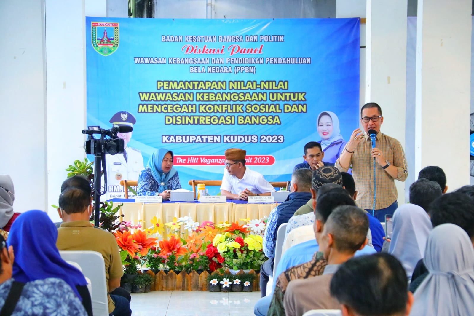 Wawasan Kebangsaan dan Pendidikan Pendahuluan Bela Negara di The Hills Vaganza dengan tema "Pemantapan Nilai-Nilai Wawasan Kebangsaan untuk Mencegah Konflik Sosial dan Disintegrasi Bangsa" pada Sabtu (15/4)