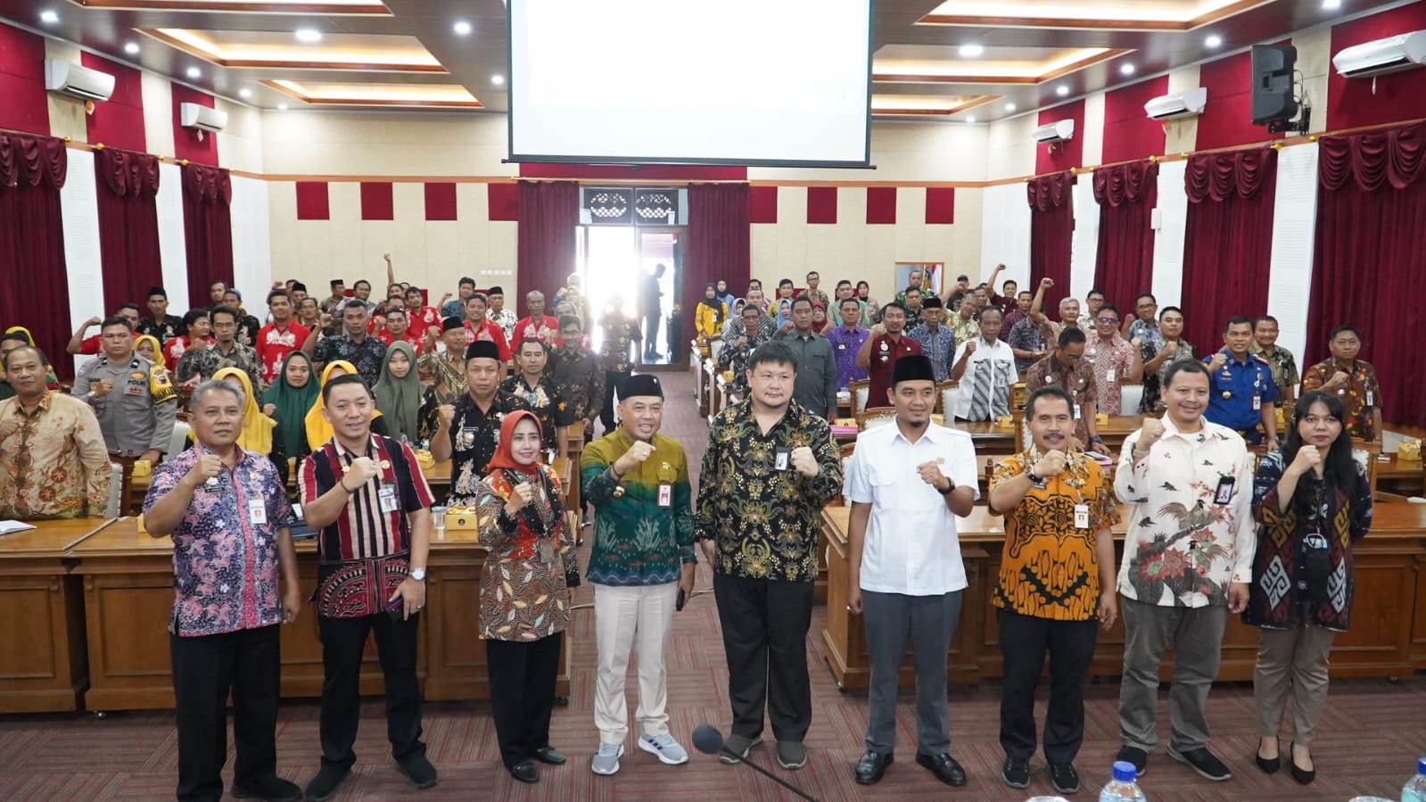 Bimtek Desa Antikorupsi di Gedung Shima, Jepara, pada Kamis (25/5) (Diskominfo Jepara)