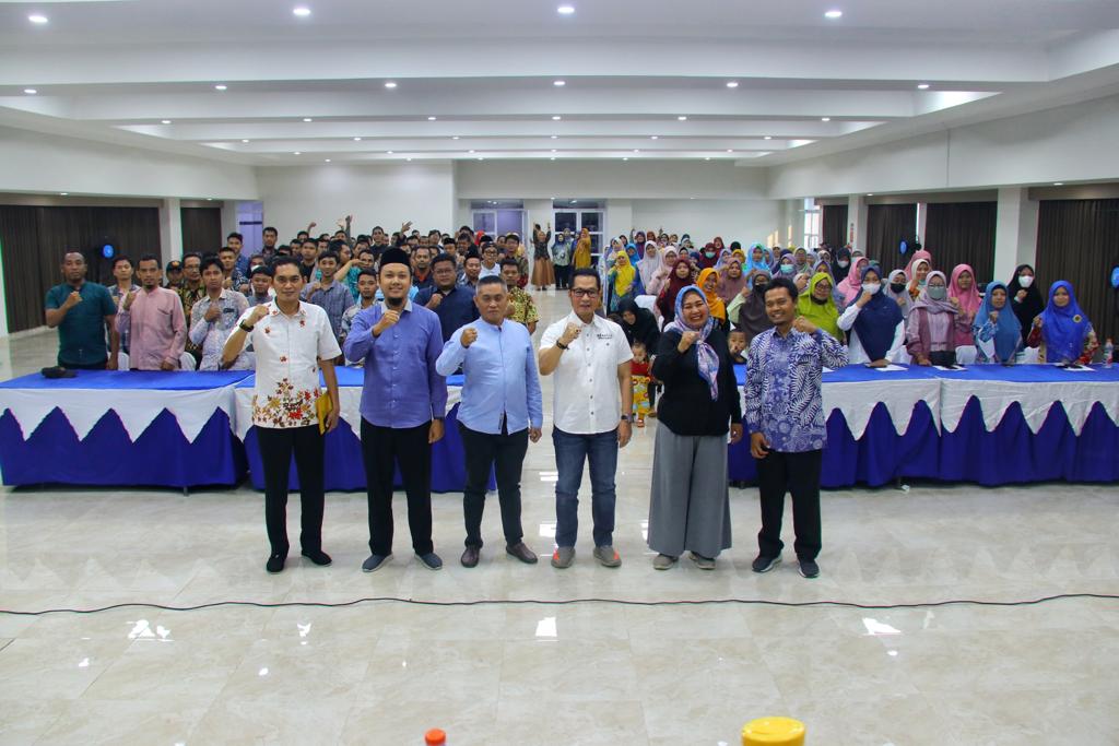 Kegiatan Wawasan Kebangsaan dan Kebhinekaan dengan tema 'Membangun Kesadaran Bela Negara dan Wawasan Kebangsaan Guna Meningkatkan Partisipasi Aktif Masyarakat dalam Pemilu' yang dilaksanakan di RS Sarkies 'Aisyiyah Kudus, Sabtu (10/6)