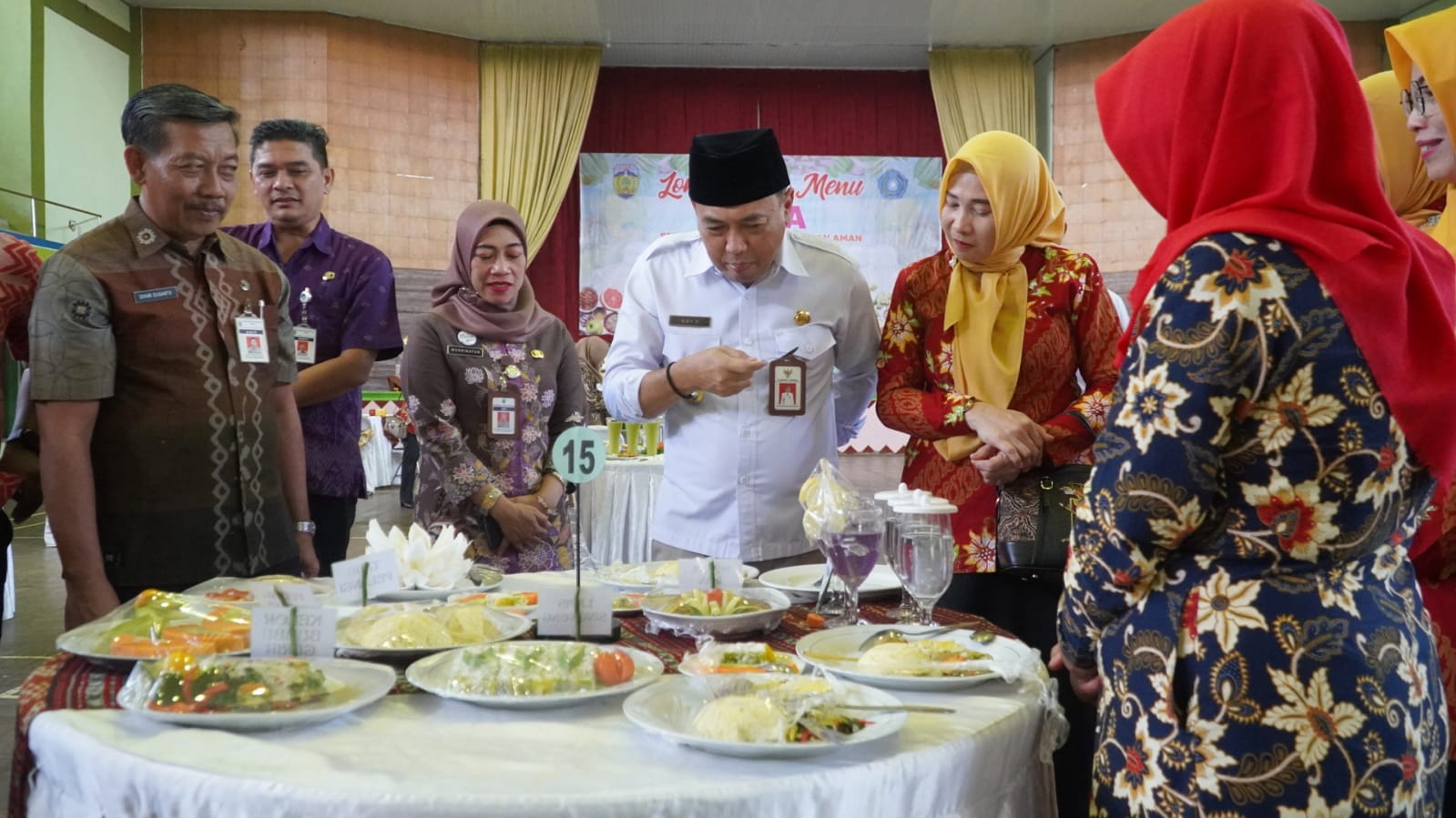 Penilaian Lomba Cipta Menu Beragam, Bergizi Seimbang dan Aman (B2SA) Berbasis Sumber Daya Lokal pada Rabu (31/5) (Diskominfo Jepara)