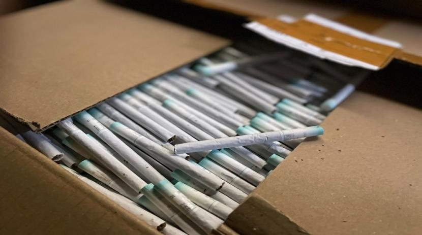 Ilustrasi ratusan ribu batang rokok ilegal (Foto: Republika)