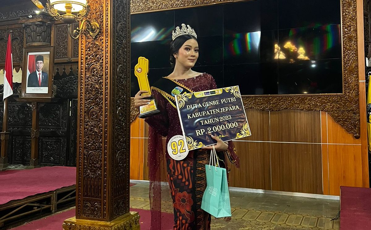 Gladys Ovka Felisha Aveira (17), juara 1 Duta Genre 2023 Kabupaten Jepara (Foto: Dok. Pribadi)