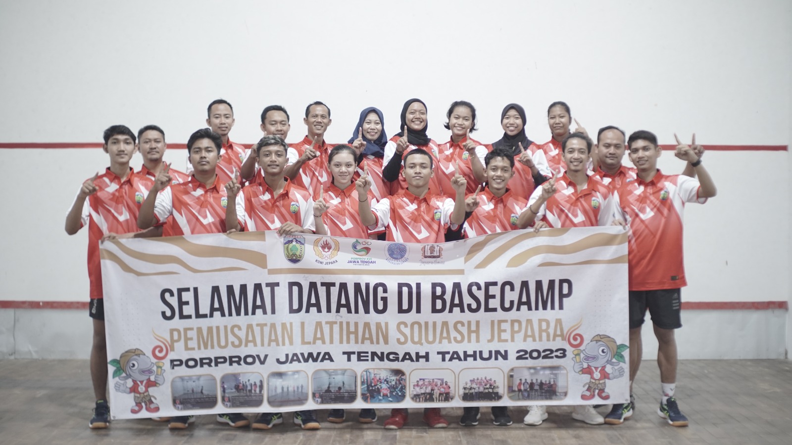 Persatuan Squash Indonesia (PSI) Jepara menargetkan dua medali emas dalam cabor squash di Porprov 2023 (Foto: PSI Jepara)