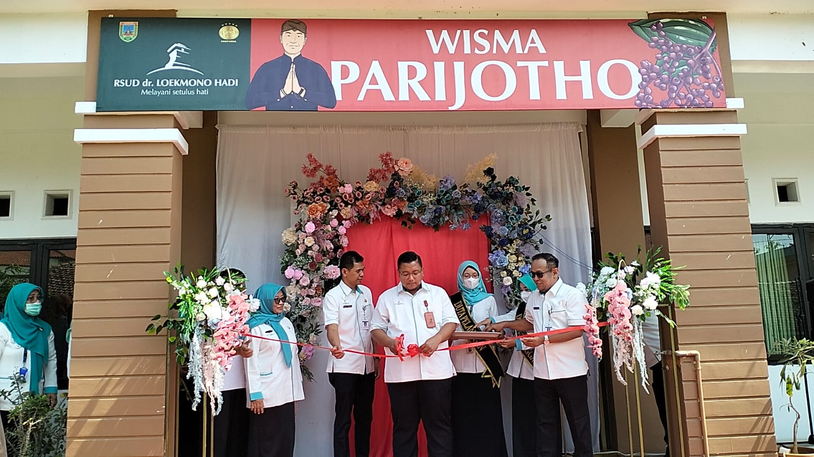 Persesmian Wisma Parijotho tepat pada perayaan rutin customer day setiap bulan di rumah sakit setempat, Kamis, 6 Juli 2023.