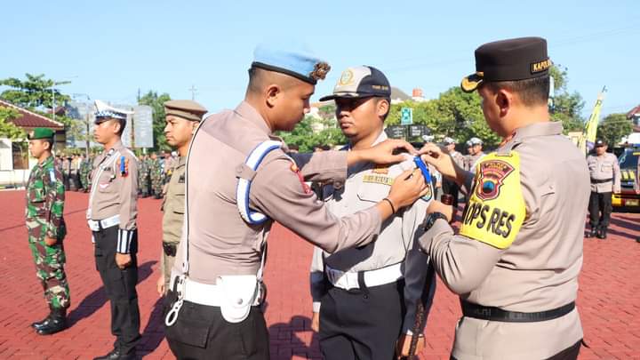 Polres Jepara melaksanakan apel gelar pasukan Operasi Patuh Candi (Dok Polres Jepara)