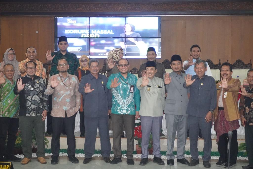 DPRD Jepara menggela rakor dan sosialisasi dengan KPK pada Kamis (10/8/2023) di Ruang Rapat Paripurna DPRD Jepara (Foto: DPRD Jepara)