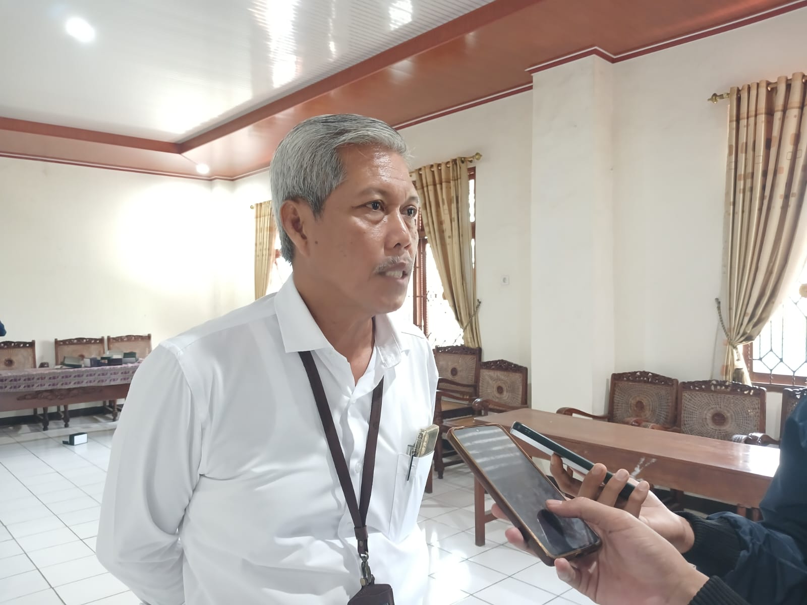 Direktur PDAM Sapto Budiriyanto (KlikFakta/Nur Ithrotul Fadhilah)