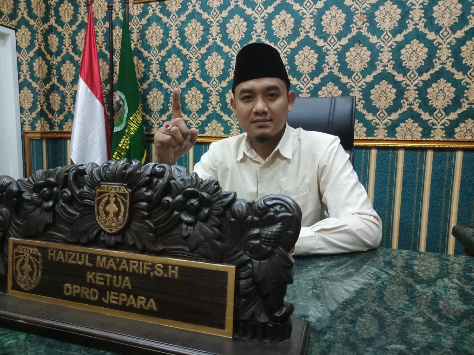 Ketua DPRD Jepara, Haizul Ma'arif yang akrab disapa Gus Haiz