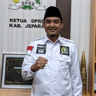 Ketua DPRD Jepara, Haizul Ma'arif atau Gus Haiz (sapaan akrab)