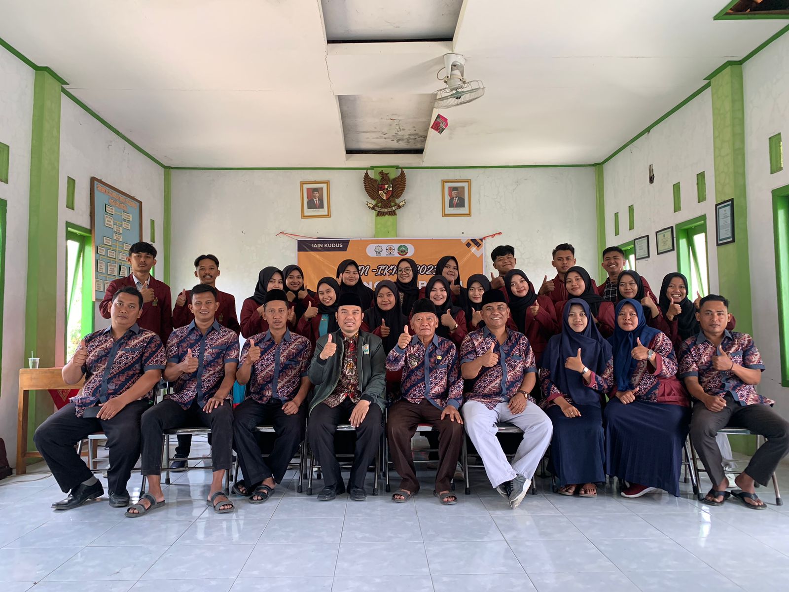 Pembukaan KKN IKBM IAIN Kudus kelompok 32 di Desa Ngrambitan, Kecamatan Japah, Kabupaten Blora (Foto: Istimewa)