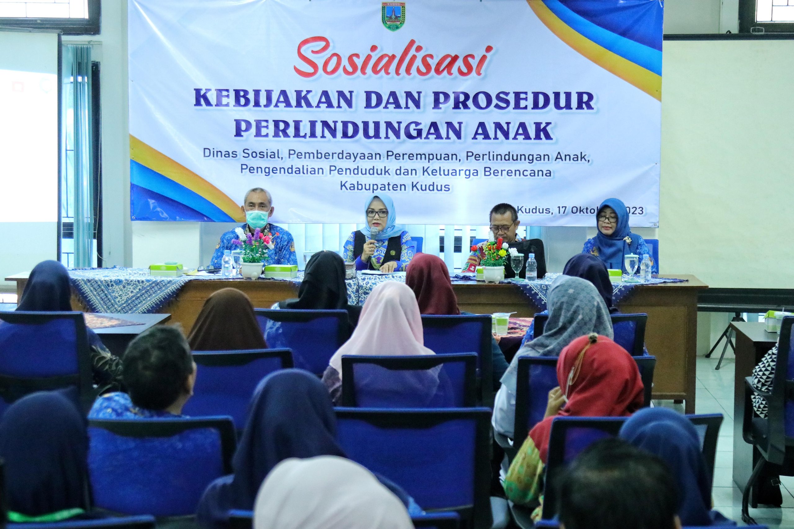 Sosialisasi Kebijakan dan Prosedur Perlindungan Anak pada 17 Oktober 2023 (Diskominfo Kudus)