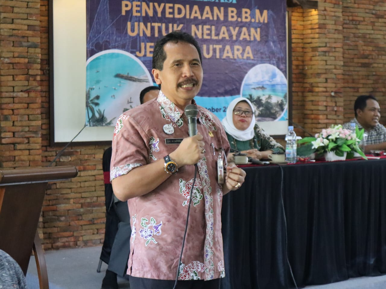 Sosialisasi keberadaan SPBUN Tubanan kepada puluhan kelompok dan organisasi nelayan di wilayah Jepara utara pada Kamis (5/10/2023) (Diskominfo Jepara)