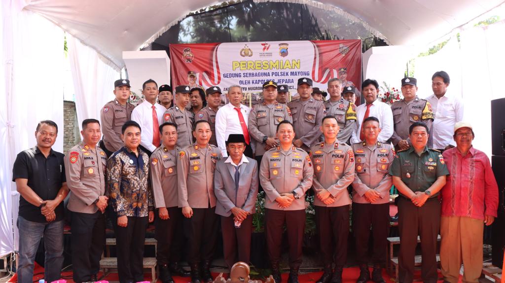 Peresmian Gedung Serbaguna Polsek Mayong pada Kamis (12/10/2023) (Dok. Polres Jepara)