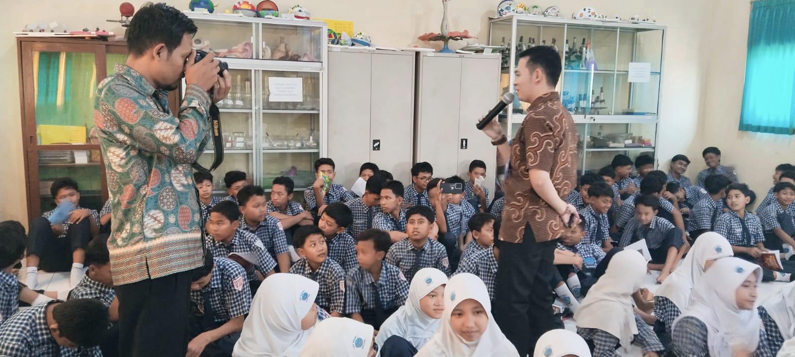 Pembinaan mental anti perundungan bagi siswa SMP N 1 Mayong pada Rabu (18/10/2023) (Istimewa)