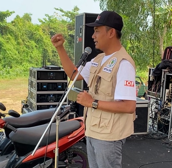 Ketua DPRD Jepara, Haizul Ma'arif saat menghadiri event Offroad Merdeka di pantai Tirta Samudra, Bandengan Jepara, Sabtu (26/9/2023). (ISTIMEWA-KLIKFAKTA.COM)