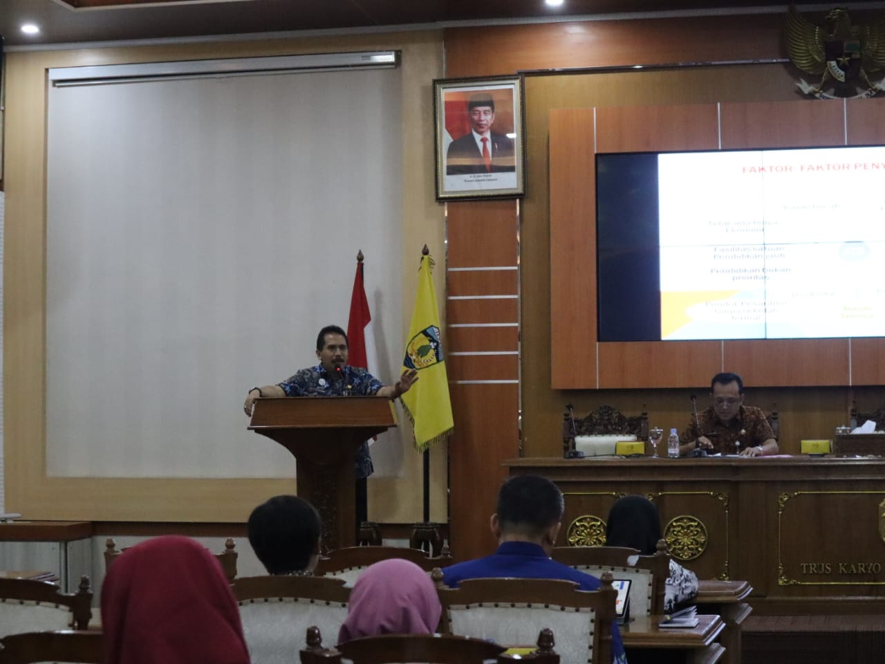 rapat koordinasi penanganan ATS yang berlangsung di Gedung Ratu Shima Jepara pada Kamis (2/10/2023) (Diskominfo Jepara)