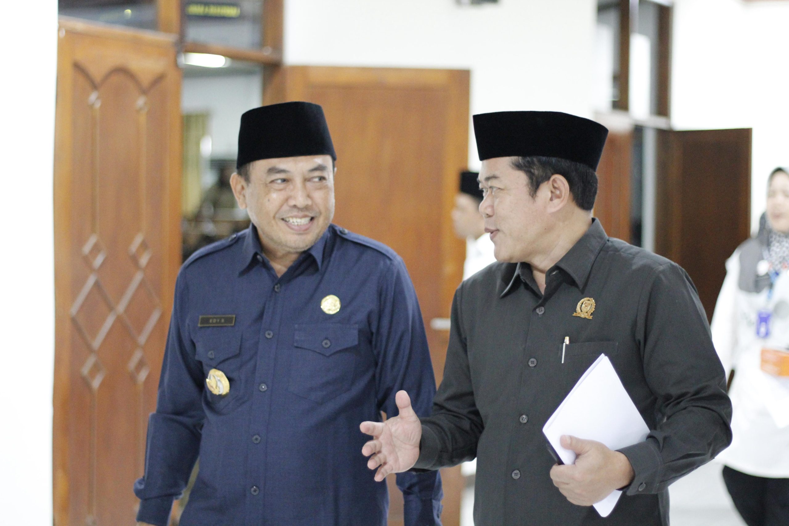 Ketua DPRD Jepara, Agus Sutisna bersama Pj. Bupati Jepara
