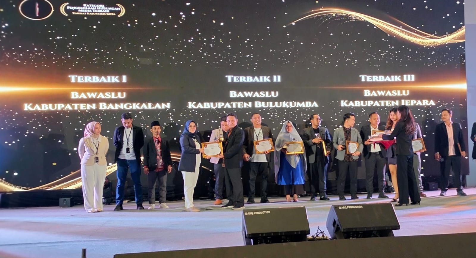 Malam Penganugerahan Kehumasan Bawaslu tahun 2023, Rabu (22/11/2023) di Jakarta (Istimewa)