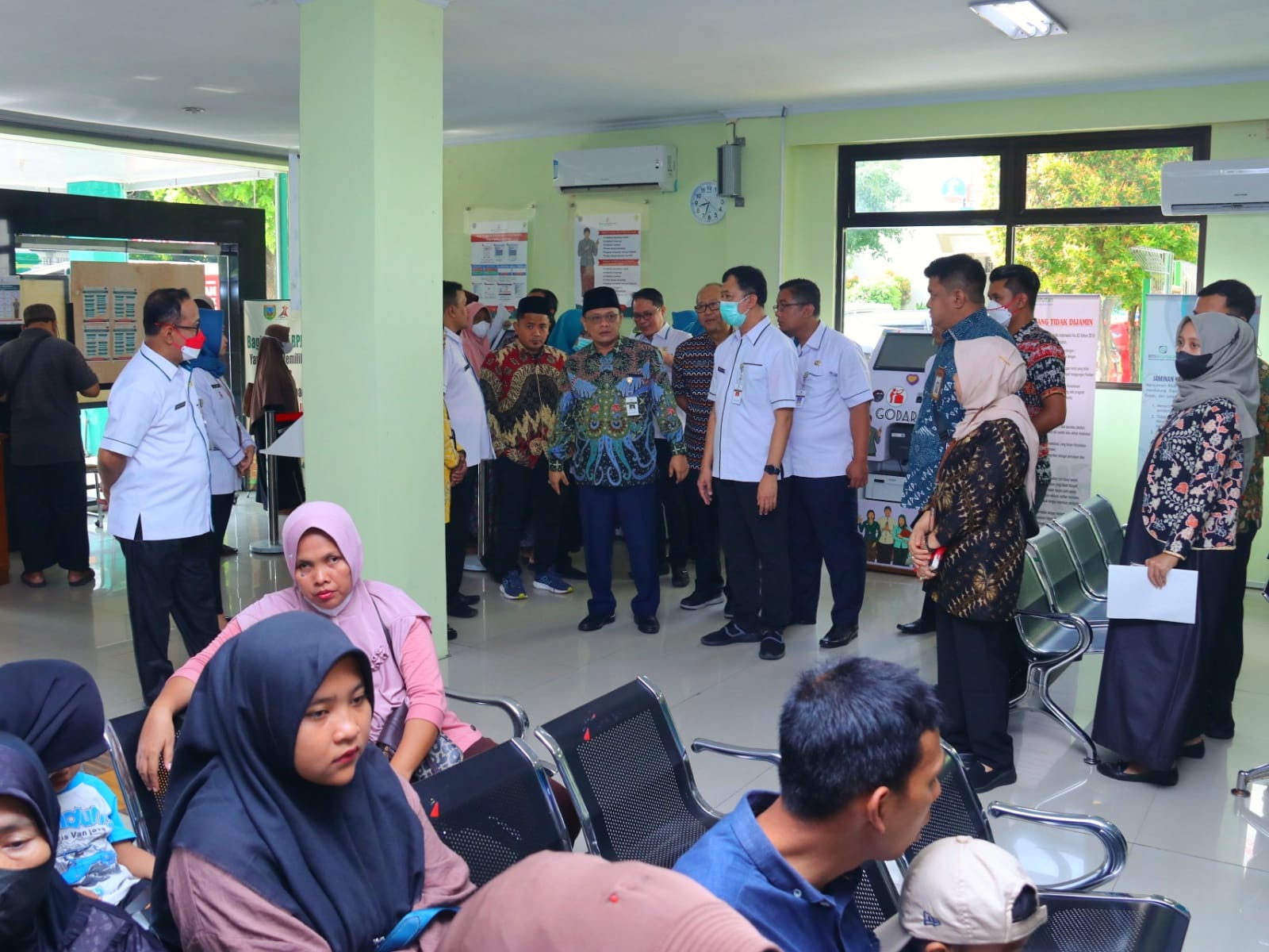 Pj Bupati kudus melakukan tinjauan ke RSUD dr. Loekmono Hadi Kudus, Selasa (16/1) (Diskominfo Kudus)