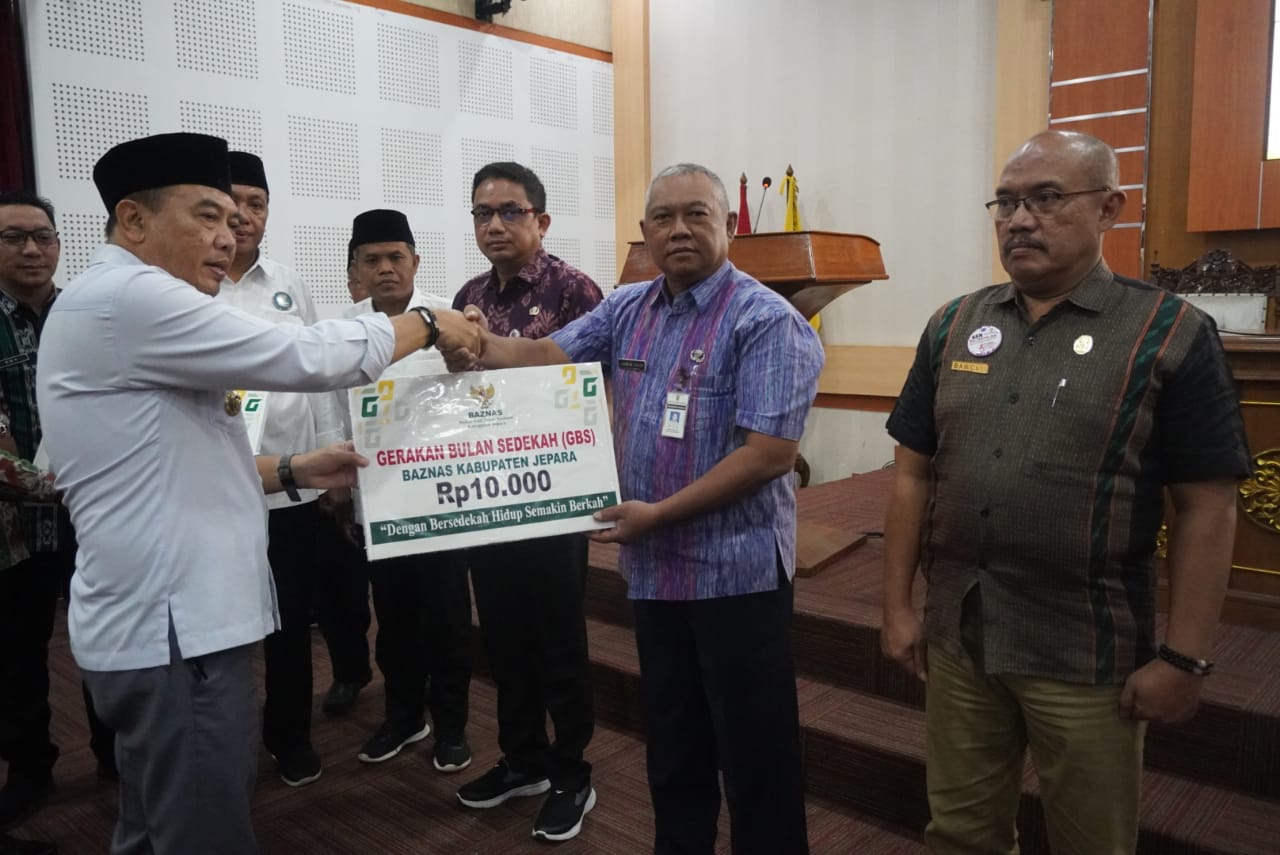 Peluncuran GBS di Gedung Shima Kompleks Setda Jepara pada Rabu (13/3/2024)