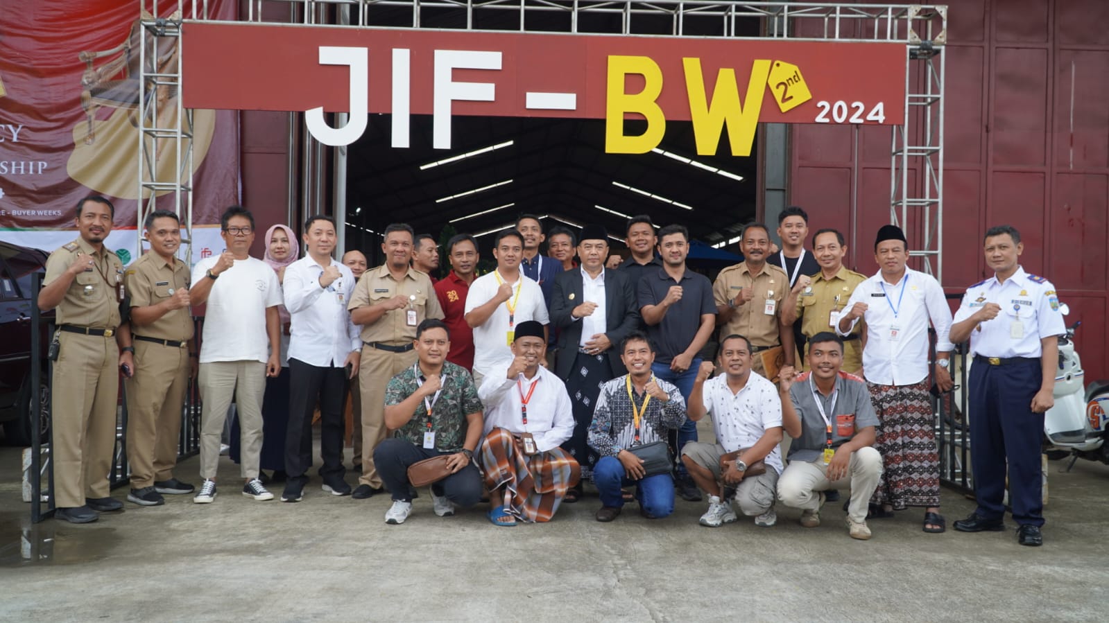 Pj Bupati Jepara, Edy Supriyanta bersama sejumlah pejabat Pemerintah Kabupaten Jepara saat mengunjungi JIF-BW.