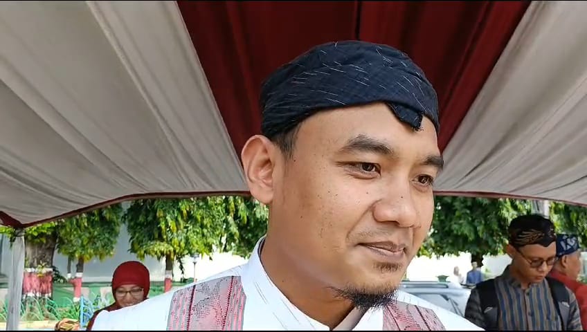 Ketua DPRD Jepara, Haizul Ma'arif usai upacara hari jadi ke-475 Kabupaten Jepara di Alun-alun Jepara 1, pada Kamis (18/4/2024)
