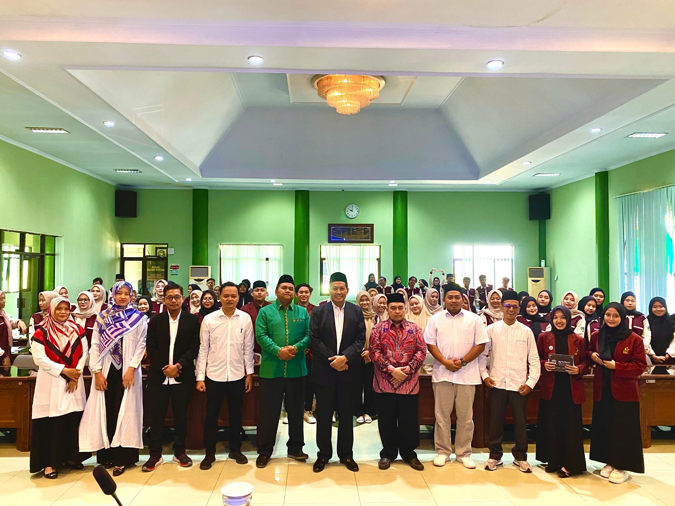 Workshop vokasi tentang manajemen dakwah partisipatoris pesantren untuk transformasi sosial di aula lantai 3 gedung rektorat IAN Kudus, Senin 20 Mei 2024