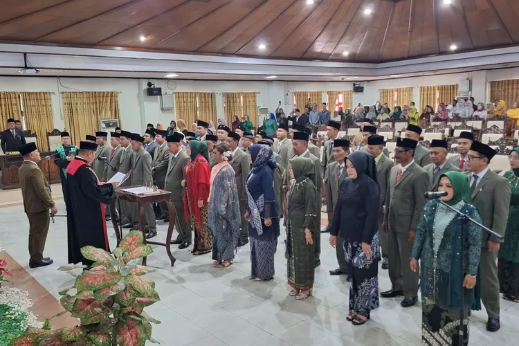 Prosesi pelantikan anggota DPRD Jepara periode 2024-2029, hasil Pileg 2024.