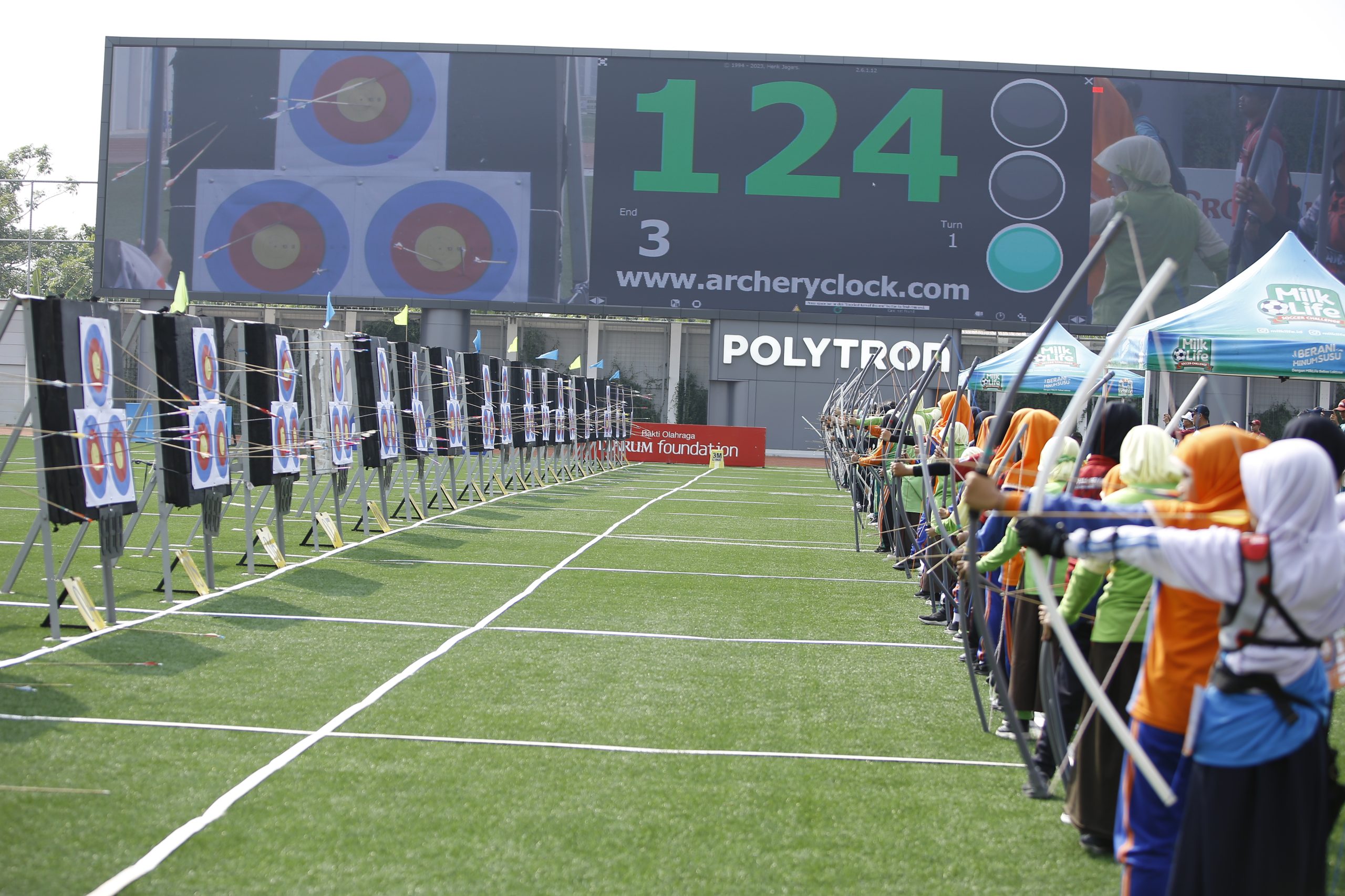 Pelaksanaan MilkLife Archery Challenge 2024 pada 22 hingga 25 Agustus 2024 di Supersoccer Arena, Rendeng, Kudus