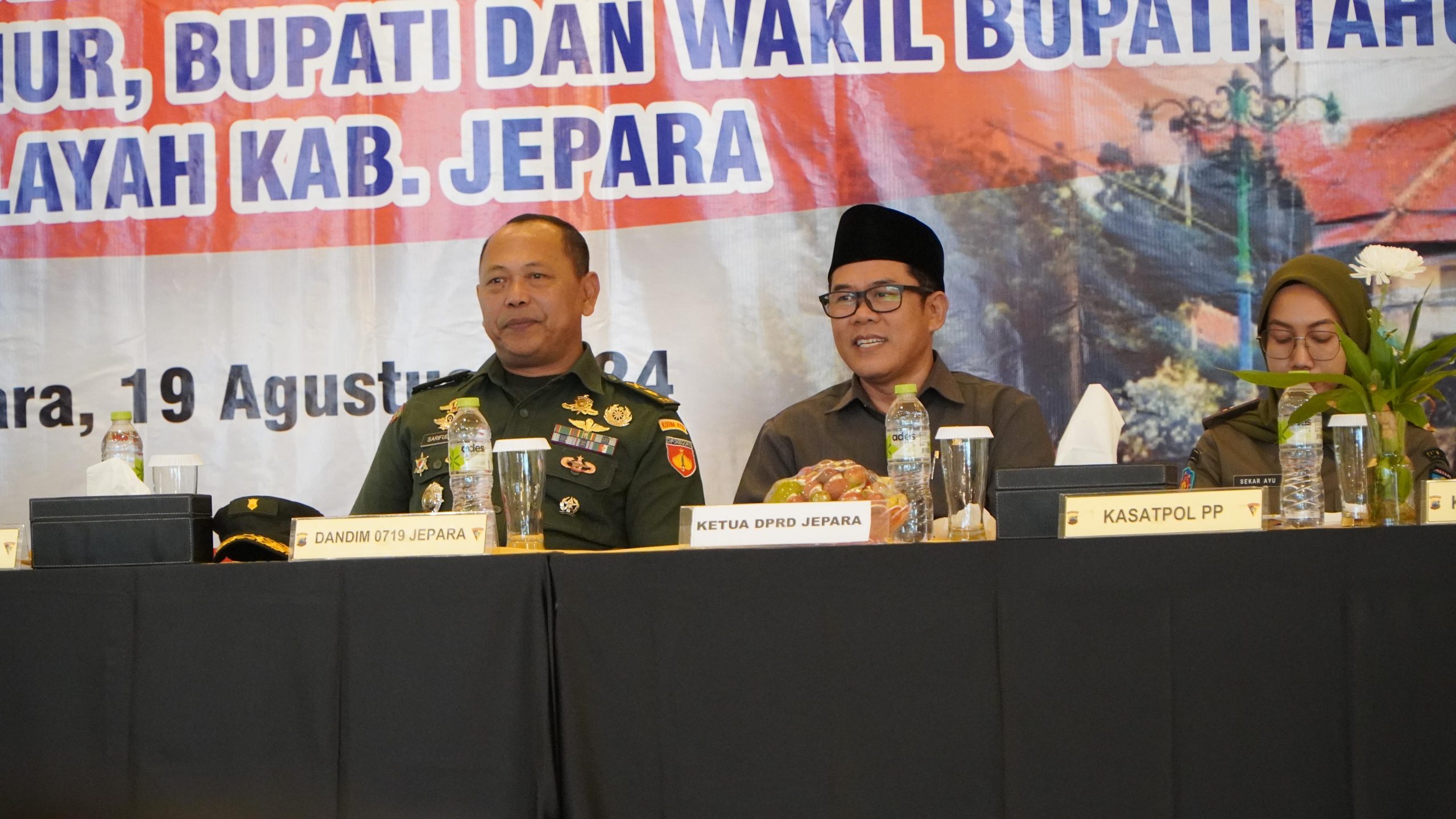 Rapat Koordinasi lintas sektoral dalam rangka mempersiapkan Pemilihan Kepala Daerah (Pilkada) Kabupaten Jepara, digelar Senin 19 Agustus 2024