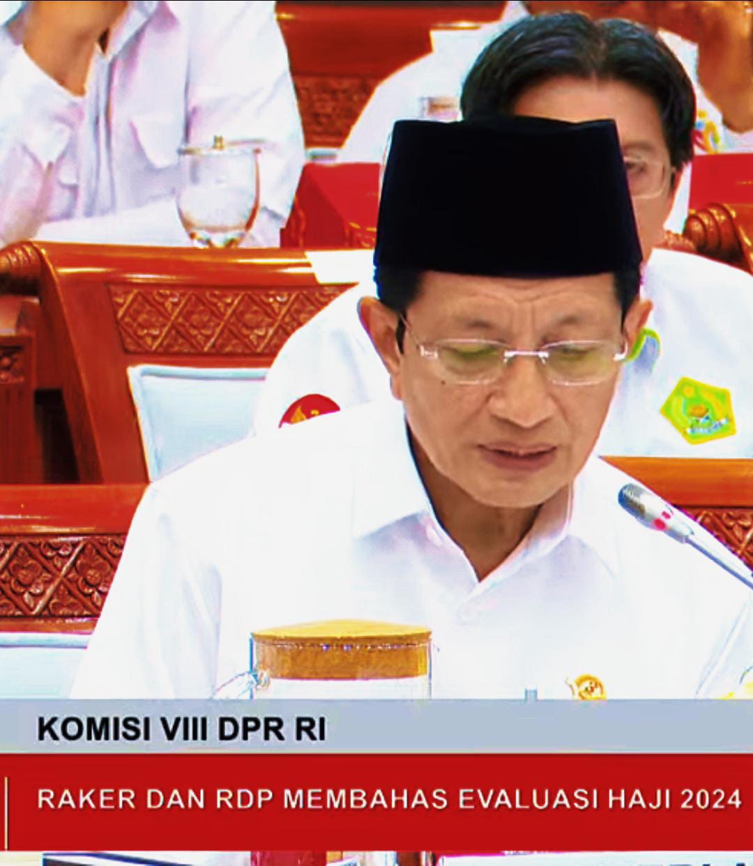 Tangkapan layar kanal youtube DPR RI Senin (28/10)