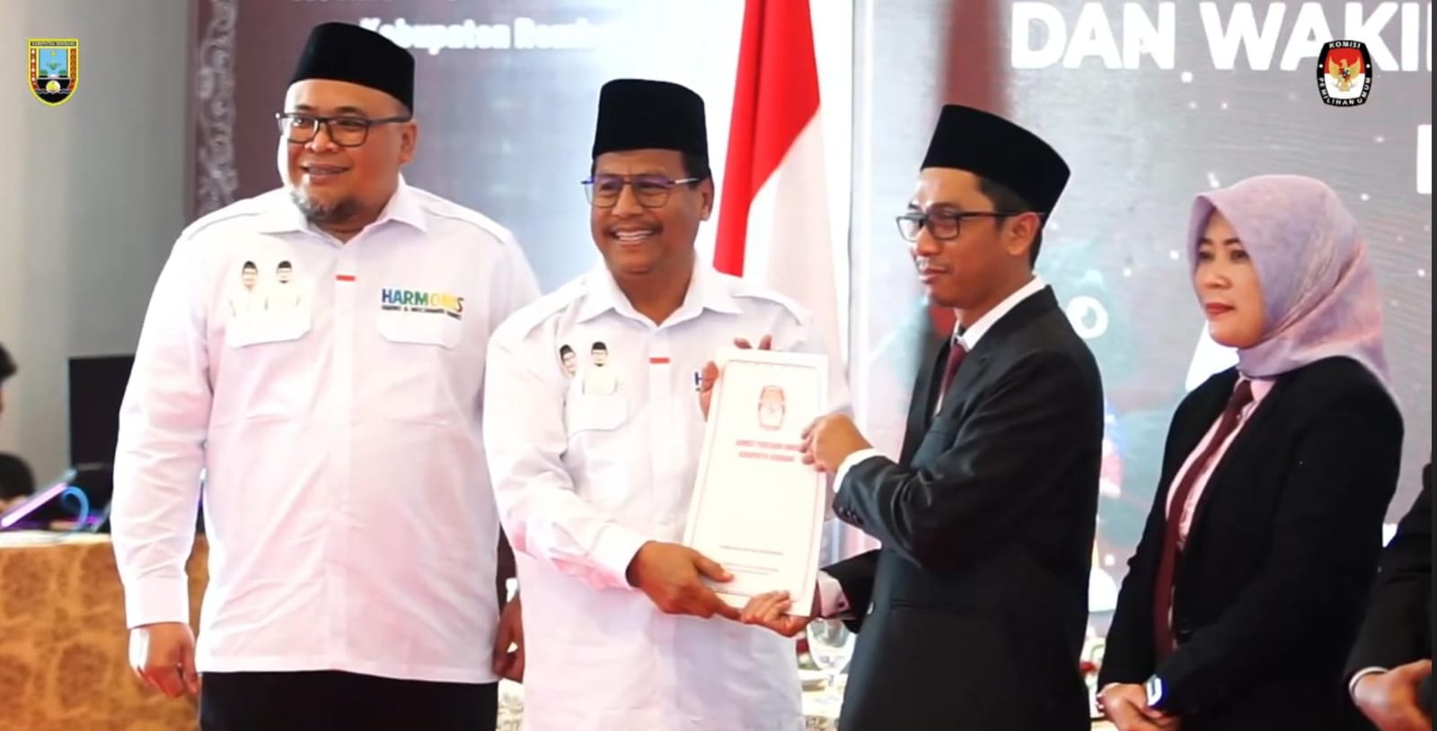 (Foto: Tangkapan Layar Kanal Youtube KPU Kabupaten Rembang)