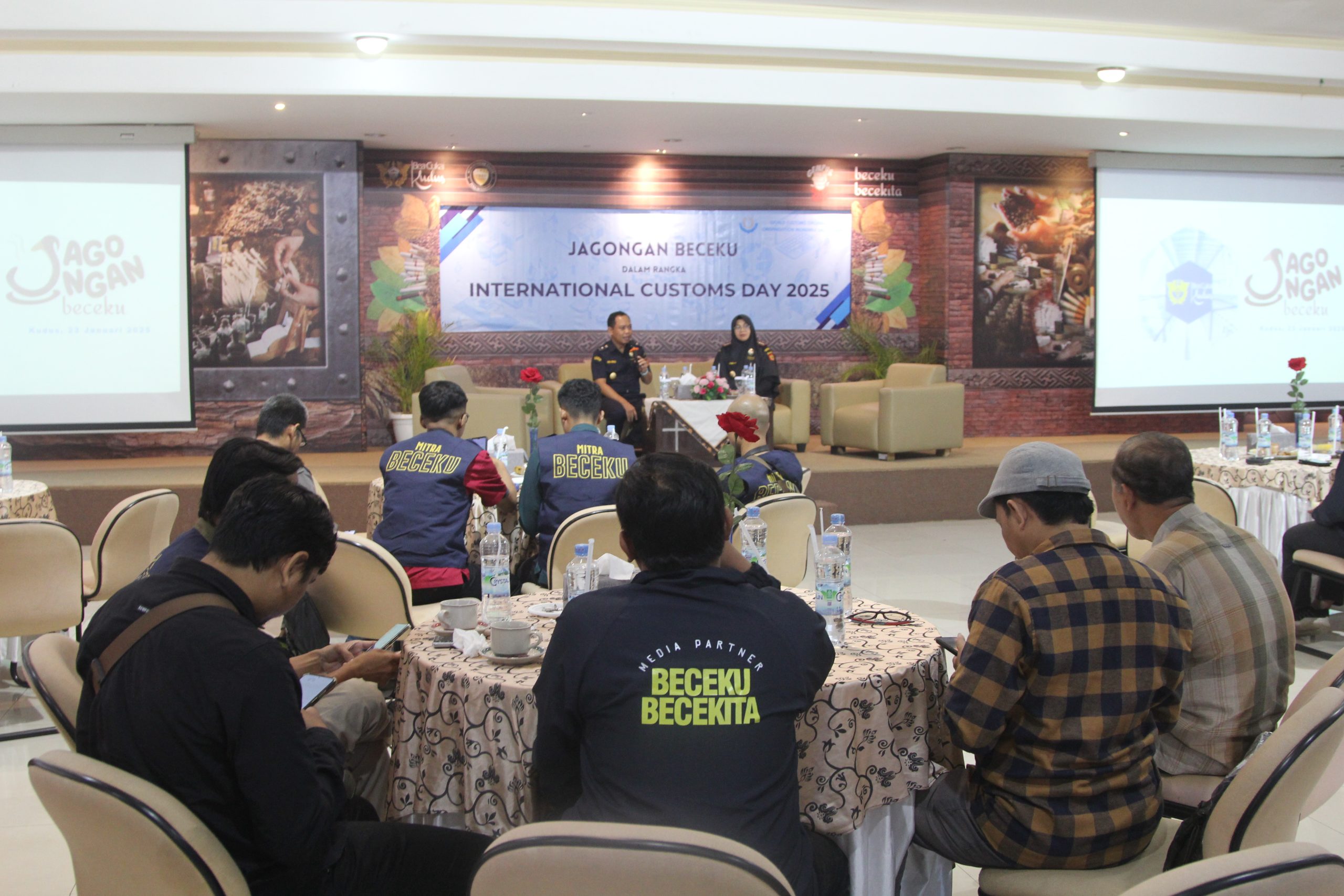 Jagongan Beceku di Aula Gedung Colo bersama para mitra media pada Kamis, 23 Januari 2025