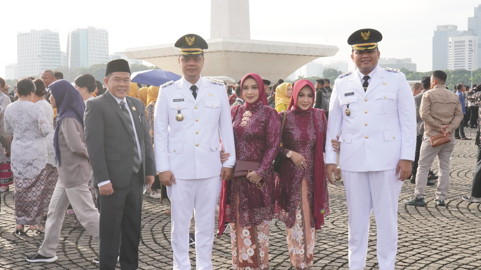 H. Witiarso Utomo dan Ibnu Hajar usai dilantik menjadi Bupati dan Wakil Bupati Kabupaten Jepara pada Kamis, (20/02/2025)