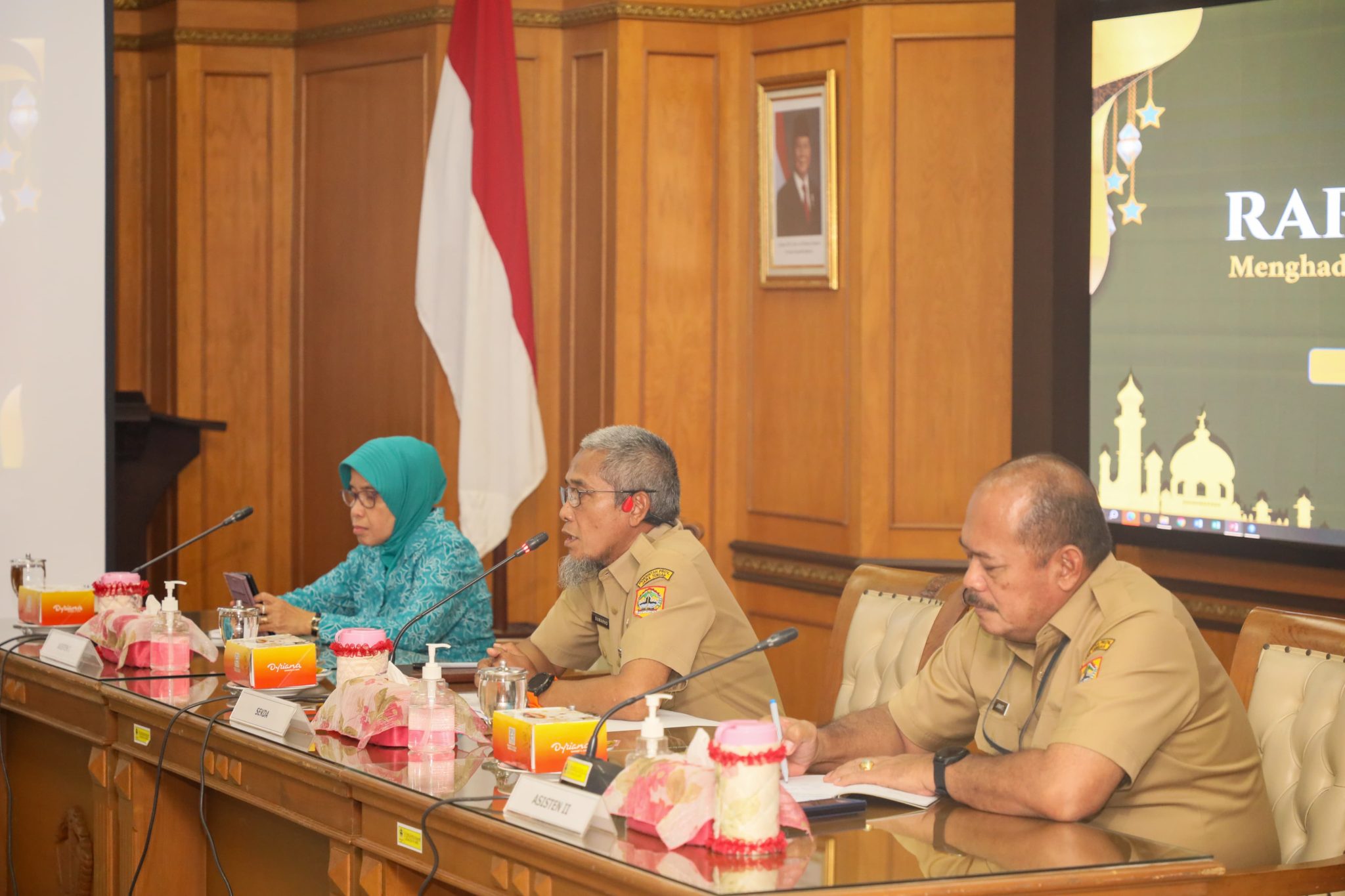 Rapat Persiapan Menghadapi Ramadan dan Lebaran 2025, di Kompleks Kantor Gubernur Jateng, Senin (24/2/2025)
