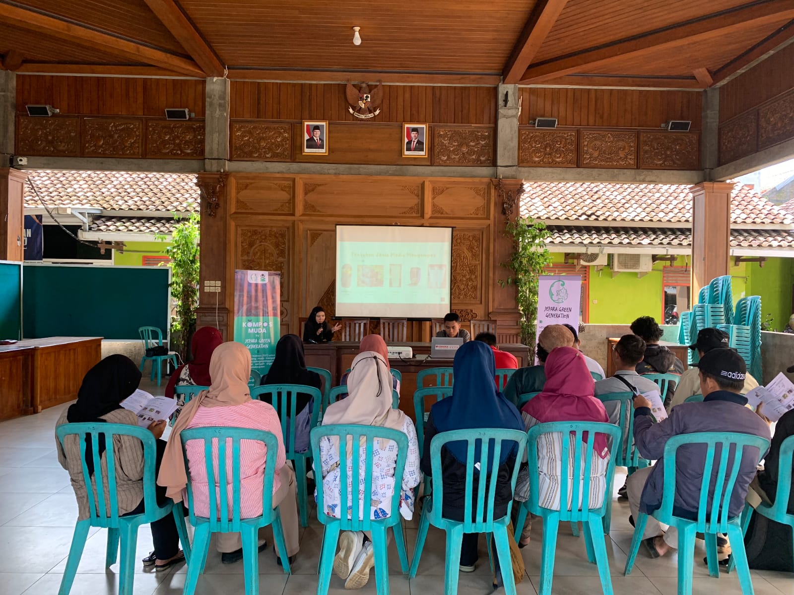 Workshop Kompos Muda #3 yang digelar Yayasan Jepara Green Generation menggandeng YAPPIKA Action Id pada Minggu (9/3/2025) di Balaidesa Tahunan, Jepara (istimewa)
