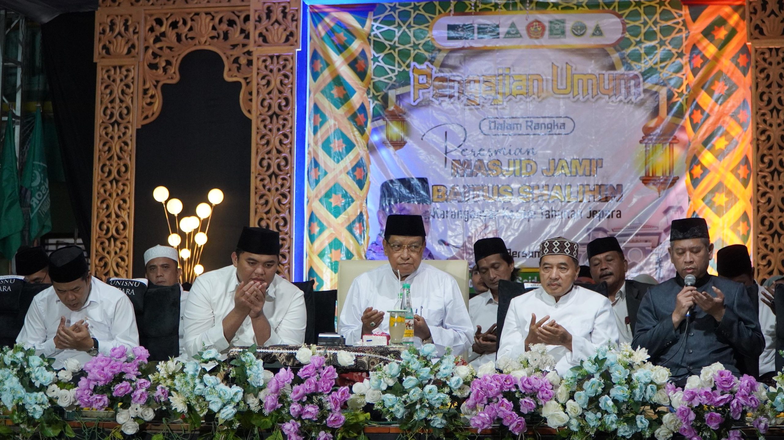 peresmian Masjid Baitus Sholihin yang berlokasi di RT 4 RW 1, Desa Kecapi, Kecamatan Tahunan, Kabupaten Jepara pada Senin (14/4/2025).