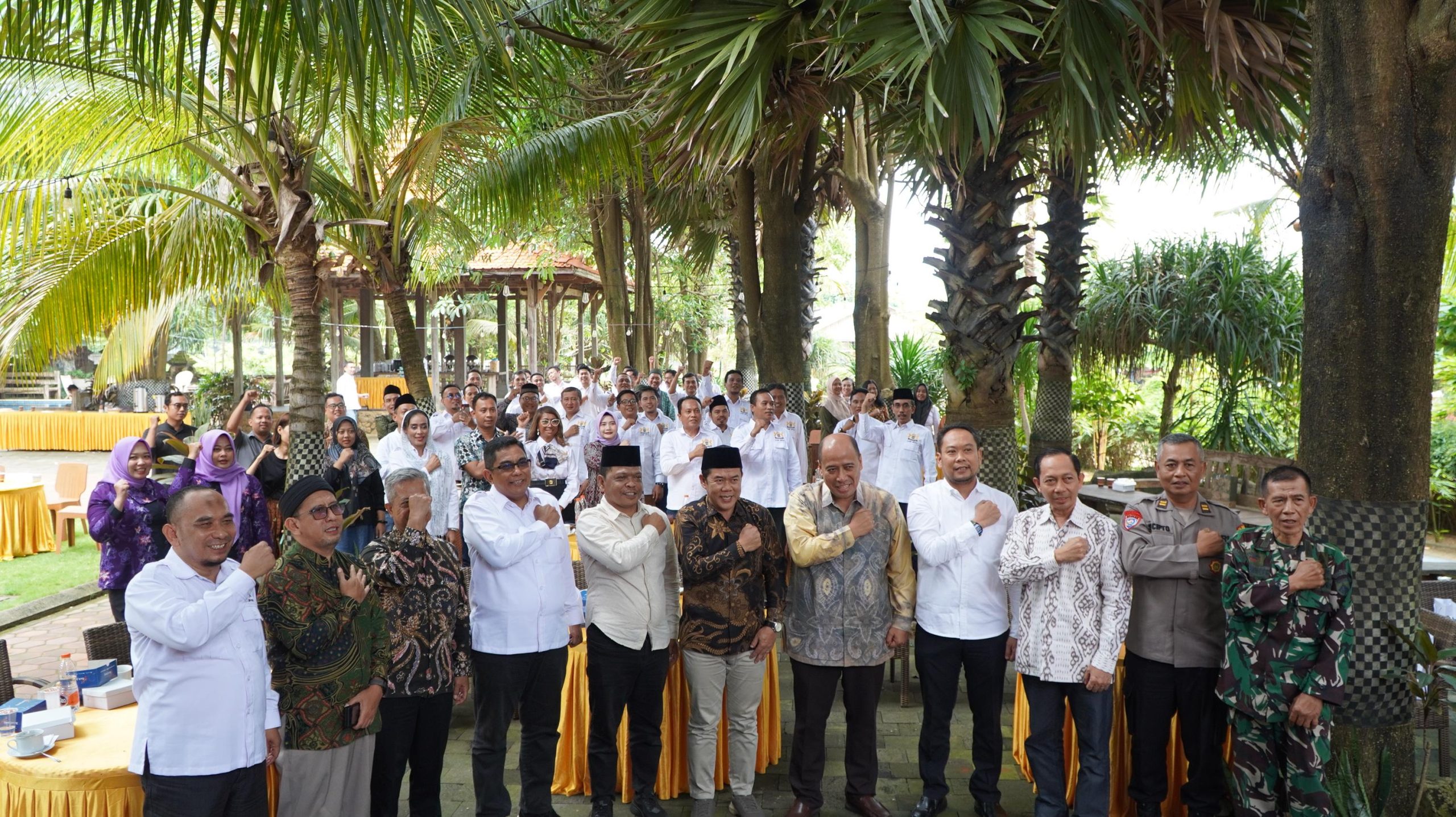 Halal Bihalal dan Rapat Koordinasi Kadin Jepara yang digelar di Hotel Ono Joglo Bandengan, Sabtu pagi (26/4/2025).