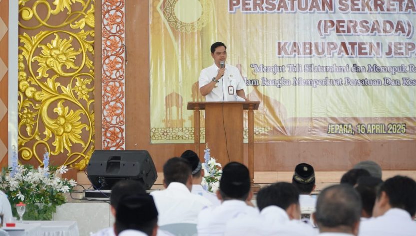 halalbihalal Keluarga Besae Persada bersama Bupati Jepara, H. Witiarso Utomo di Gedung Serbaguna Pantai Bandengan pada Rabu, (16/4/2025)