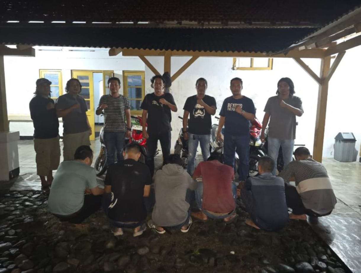 Beberapa pelaku premanisme diamankan Polda Jateng dalam Operasi Aman Candi 2025